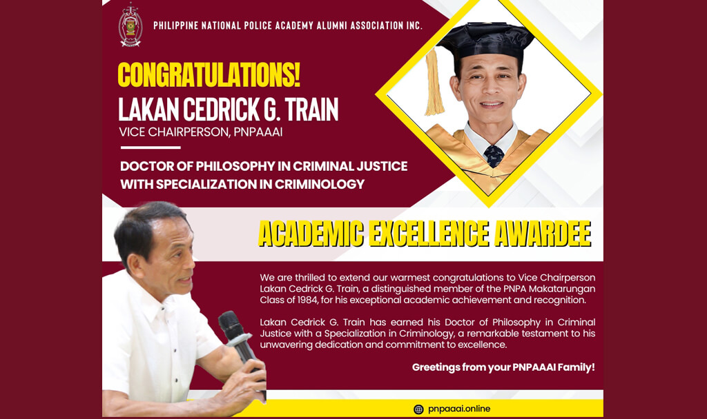 Congratulations LAKAN Cedrick G. Train on your Remarkable Academic Achievement and Excellence! 54 congratulation sir train doctorate